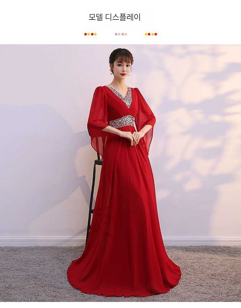 여성 합창 공연복 파티복 무대복 합창단 연주회 드레스, image size:790x1010
